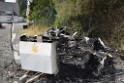 Wohnwagen abgebrannt Koeln Porz Langel Jakob Engelstr P28